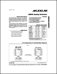 MAX153CWP datasheet: 1Msps, microprocessor-compatible, 8-bit ADC with 1microA power-down. MAX153CWP