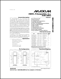 MAX450CPD datasheet: CMOS video amplifier MAX450CPD
