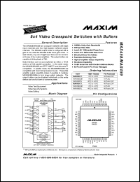 MAX751CSA datasheet: +5V-output, step-up, current-mode PWM DC-DC converter. MAX751CSA