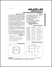 MF10BN datasheet: Dual universal switched capacitor filter. MF10BN