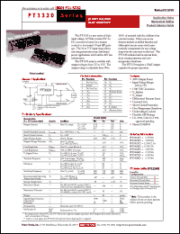 PT3328A datasheet:  5.2VOUT 30W 48V-INPUT ISOLATED DC/DC CONVERTER PT3328A