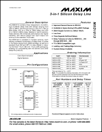 MAX364CPE datasheet: Precision, quad, SPST, normally closed (NC) analog switch. MAX364CPE