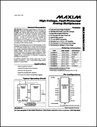 MAX400MJA datasheet: Ultra low offset voltage operational amplifier. MAX400MJA