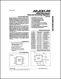MAX404C/D datasheet: Video operational amplifier. MAX404C/D
