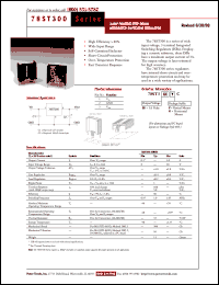 78ST305HC datasheet:  5VOUT 3AMP WIDE INPUT POSITIVE STEP-DOWN ISR 78ST305HC