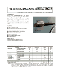 FU-632SEA-3M15A datasheet: 1531.90nm EAM/DFB-LD module with singlemode fiber (WDM) FU-632SEA-3M15A