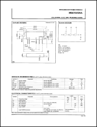 M68703SHA datasheet: RF power module for 470-490MHz, 12.5V, 50W FM mobile radio M68703SHA