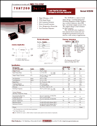 78HT253VC datasheet:  5.25VOUT 2AMP WIDE INPUT POSITIVE STEP-DOWN ISR 78HT253VC