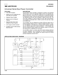 UCC3831DW datasheet:  UNIVERSAL SERIAL BUS POWER CONTROLLER UCC3831DW