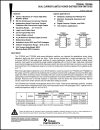 TPS2056DR datasheet:  POWER-DISTRIBUTION SWITCHES TPS2056DR