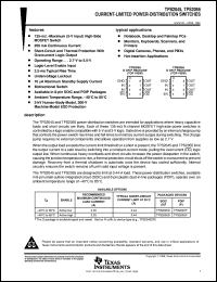 TPS2055DR datasheet:  POWER-DISTRIBUTION SWITCHES TPS2055DR