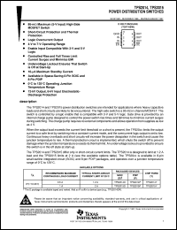 TPS2015DR datasheet:  POWER-DISTRIBUTION SWITCHES TPS2015DR