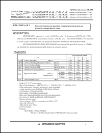 M2V28S20ATP-7 datasheet: 128M synchronous DRAM M2V28S20ATP-7