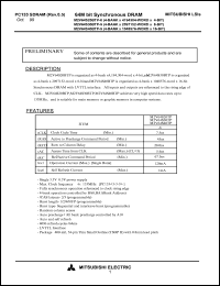 M2V64S20BTP-7 datasheet: 64M synchronous DRAM M2V64S20BTP-7