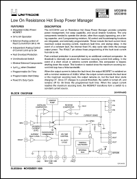 UCC3918DPTR datasheet:  LOW ON-RESISTANCE HOT SWAP POWER MANAGER UCC3918DPTR