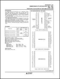 M5M51008CP-55X datasheet: 1048576-bit (131072-word by 8-bit) CMOS static RAM M5M51008CP-55X