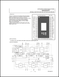 M63020FP datasheet: Spindle motor and 4ch actuator driver M63020FP