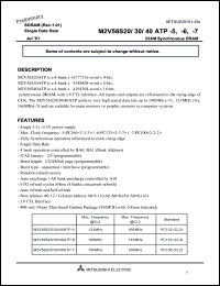 M2V56S30ATP-7 datasheet: 256M synchronous DRAM M2V56S30ATP-7