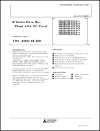 MF0030M-03AT datasheet: 8/16-bit data bus flash ATA PC card MF0030M-03AT