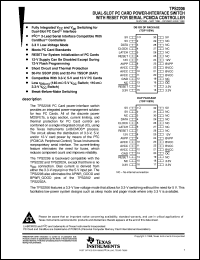 TPS2206IDAPR datasheet:  2-SLOT PC CARD PWR-I/F SWITCH FOR SERIAL PCMCIA CONTROLLER TPS2206IDAPR