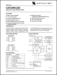 CAT24WC256KA-TE13 datasheet: 2.5V-6.0V 256K-bit IIC serial CMOS EEPROM CAT24WC256KA-TE13