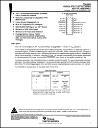 PCA8550DBR datasheet:  NON-VOLATILE 5-BIT REGISTER WITH I2C INTERFACE PCA8550DBR