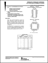 SNJ54ALS151FK datasheet:  1-OF-8 DATA SELECTORS/MULTIPLEXERS SNJ54ALS151FK