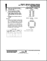 SNJ54HC257J datasheet:  QUAD 2-LINE TO 1-LINE DATA SELECTORS/MULTIPLEXERS WITH 3-STATE OUTPUTS SNJ54HC257J