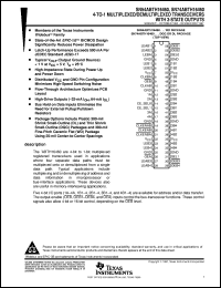 SN74ABTH16460DLR datasheet:  4-TO-1 MULTIPLEXER/DEMULTIPLEXER TRANSCEIVERS WITH 3-STATE OUTPUTS SN74ABTH16460DLR