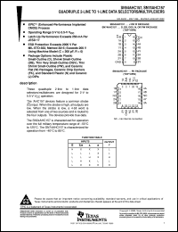 SN74AHC157PWR datasheet:  QUADRUPLE 2-LINE TO 1-LINE DATA SELECTORS / MULTIPLEXERS SN74AHC157PWR