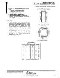 SN74F151BN datasheet:  8-LINE TO 1-LINE DATA SELECTOR/MULTIPLEXER SN74F151BN