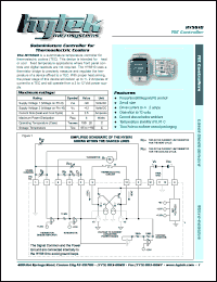 HY5610 datasheet: Subminiature controller for thermoelectric cooler HY5610