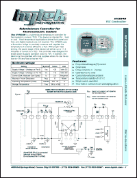 HY5640 datasheet: Subminiature controller for thermoelectric cooler HY5640