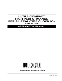 RS5C317B datasheet: Ultra-compact high performance serial real time clock IC. RS5C317B