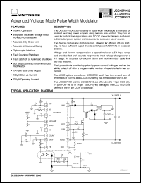 UCC35701N datasheet:  ADVANCED VOLTAGE MODE PULSE WIDTH MODULATOR UCC35701N