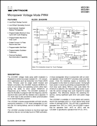 UCC2581D datasheet:  MICROPOWER VOLTAGE MODE PWM UCC2581D