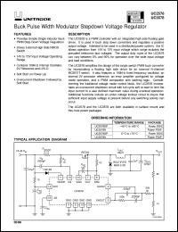 UC3578DP datasheet:  BUCK PULSE WIDTH MODULATOR STEPDOWN VOLTAGE REGULATOR UC3578DP