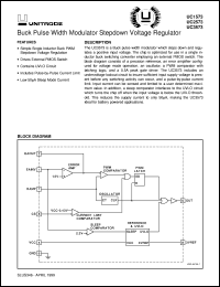 UC3573DTR datasheet:  BUCK PULSE WIDTH MODULATOR STEPDOWN VOLTAGE REGULATOR UC3573DTR