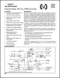 UC1841L datasheet:  PROGRAMMABLE, OFF-LINE, PWM CONTROLLER UC1841L