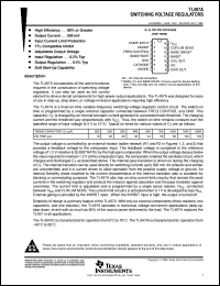 TL497ACN datasheet:  SWITCHING VOLTAGE REGULATOR TL497ACN