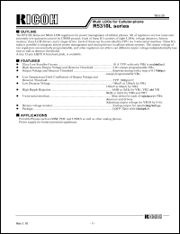 R5310L002B datasheet: Multi LDO for cellular-phone R5310L002B