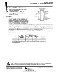 SG3524D datasheet:  REGULATING PULSE-WIDTH MODULATORS SG3524D