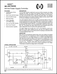 UCC2889DTR datasheet:  OFF-LINE POWER SUPPLY CONTROLLER UCC2889DTR