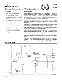 UC3886N datasheet:  AVERAGE CURRENT MODE PWM CONTROLLER IC UC3886N