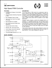 UC3825J datasheet:  HIGH SPEED PWM CONTROLLER UC3825J