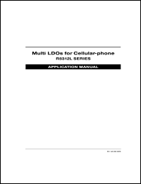R5312L001A datasheet: Multi LDO for cellule-phone R5312L001A