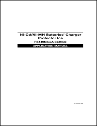R5440N201A-TR datasheet: Li-Cd or Ni-MH batteries charger protector IC. Taping type TR R5440N201A-TR