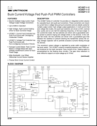 UC1827L-1 datasheet:  BUCK CURRENT/VOLTAGE FED PUSH-PULL PWM CONTROLLERS UC1827L-1