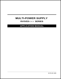 RV5VE001C-E1 datasheet: Multy-power supply IC. Taping type E1 RV5VE001C-E1