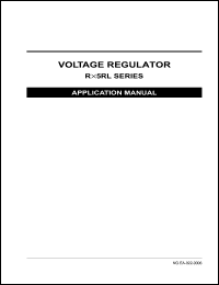 RE5RL34AA-RF datasheet: Voltage regulator. Output voltage 3.4V. Taping type RF. RE5RL34AA-RF